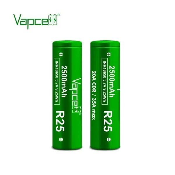 Аккумулятор Vapcell R25 INR 18650 20A 2500 mAh