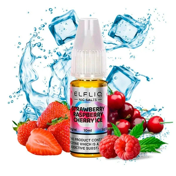 Жидкость Elf Liq Strawberry Raspberry Cherry Ice (Клубника Малина Вишня Лед) 10 мл