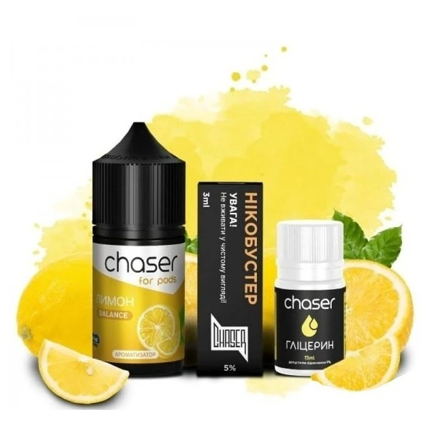 Набор Солевая Жидкость Chaser - Lemon (Лимон) 30 МЛ 50 МГ