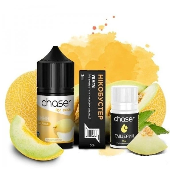 Набір Сольова Рідина Chaser - Melon (Диня) 30 МЛ 50 МГ