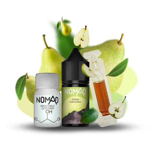 Набор Солевая Жидкость Nomad - Dzika Gruszka (Груша) 30Мл 50Мг