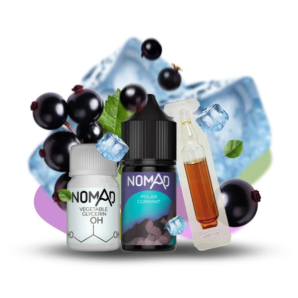 Набор Солевая Жидкость Nomad - Polar Currant (Смородина Ментол) 30Мл 50Мг