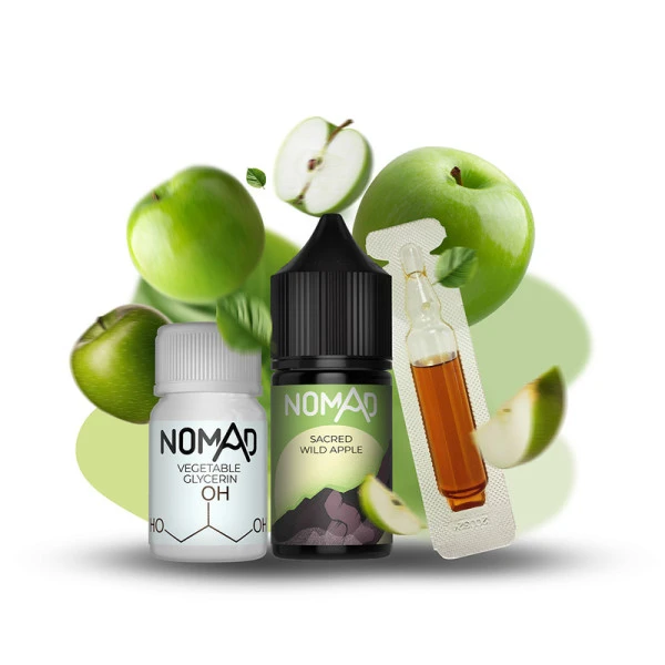 Набір Сольова Рідина Nomad - Sacred Wild Apple (Дике Яблуко) 30 МЛ 50 МГ