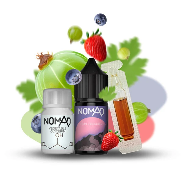 Набор Солевая Жидкость Nomad - Triple Berries (Тройная Ягода) 30Мл 50Мг
