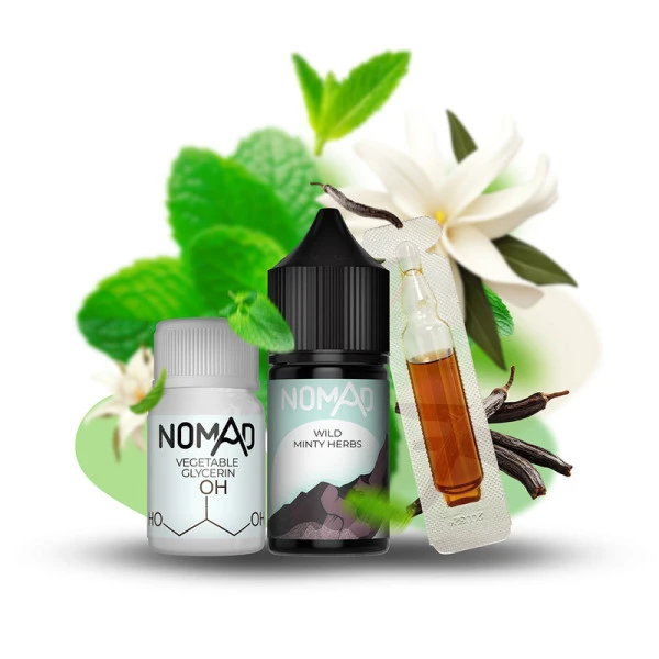 Набор Солевая Жидкость Nomad - Wild Minty Herbs (Мята Ванильные Травы) 30Мл 50Мг