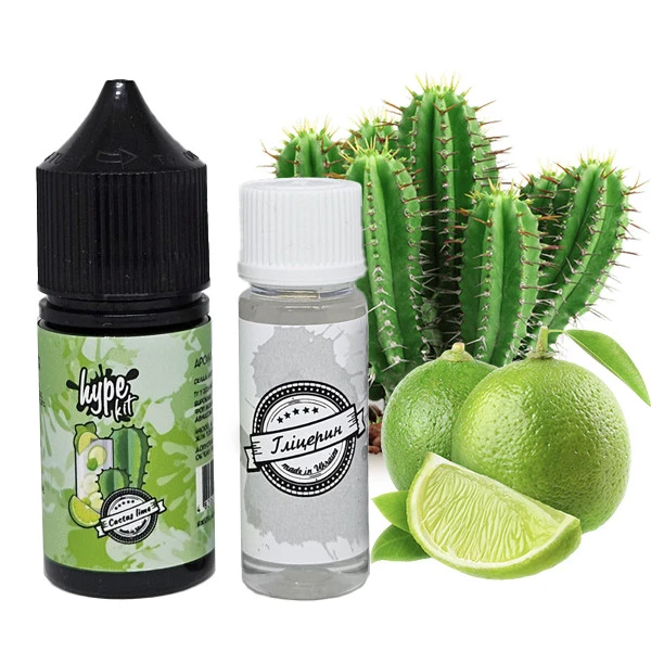 Набор Солевой Жидкости Hype Kit Cactus Lime (Кактус Лайм) 30 Мл 50 Мг