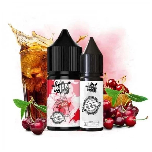 Набор Солевой Жидкости Hype Kit Cola Cherry (Кола Вишня) 30 Мл 50 Мг