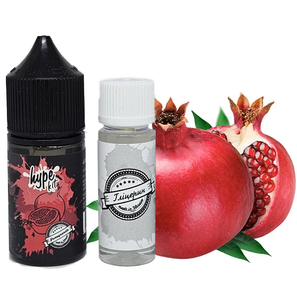 Набор Солевой Жидкости Hype Kit Pomegranate (Гранат) 30 Мл 50 Мг