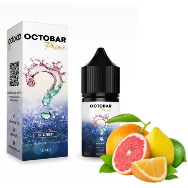Набор Солевой Жидкости Octobar Prime Secret (Секретный Вкус Цитруса) 30 Мл 50 Мг