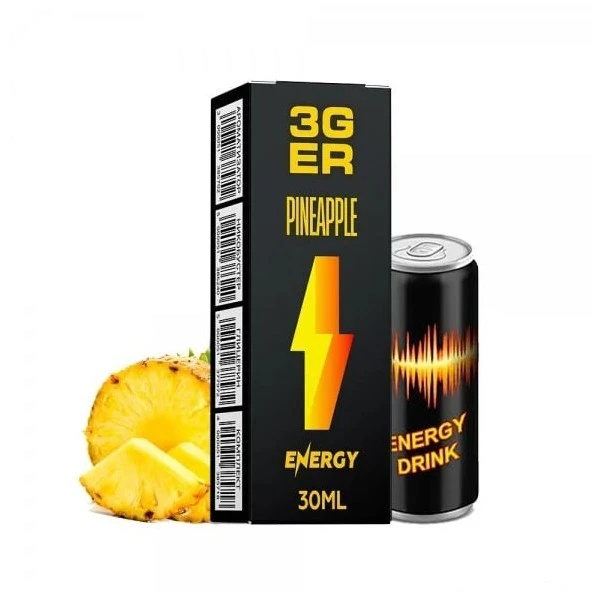Солевая Жидкость 3GER Pineapple Energy (Ананас Энергетик) 30 Мл 50 Мг Набор