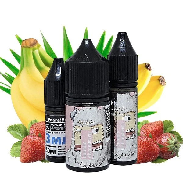 Набір сольової рідини Flavorlab RF 350 Banana Strawberry (Банан Полуниця) 30 мл 50 мг