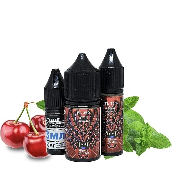 Солевая Жидкость Flavorlab RF(FL) 350 Cherry Menthol (Вишня Ментол) 30 Мл 50 Мг Набор