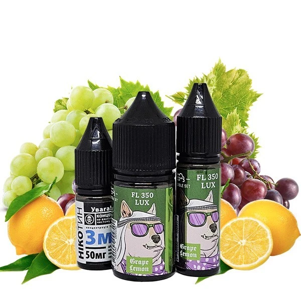 Набір Cольової рідини Flavorlab RF 350 Grape Lemon (Виноград Лимон) 30 мл 50 мг