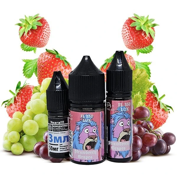 Набір сольової рідини Flavorlab RF 350 Strawberry Grapes (Полуниця Виноград) 30 мл 50 мг