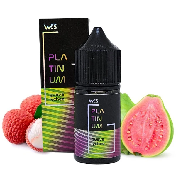 Набор Солевой Жидкости WES Platinum Guava Lychee (Гуава Личи) 30 Мл 50 Мг