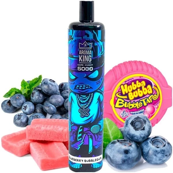 Одноразка Aroma King Dark Knight Blueberry Bubblegum (Черника Жвачка) 0% 5000