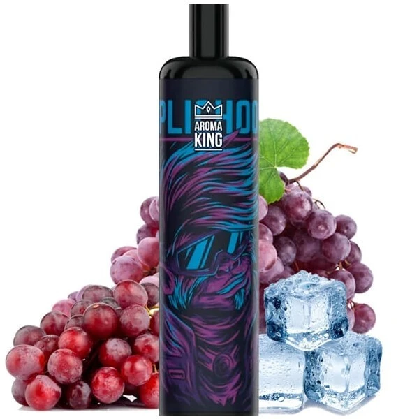 Одноразка Aroma King Dark Knight Grape Ice (Виноград Лед) 0% 5000