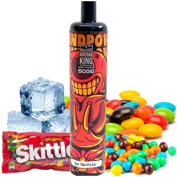 Одноразка Aroma King Dark Knight Ice Skittles (Скителс Лед) 0% 5000