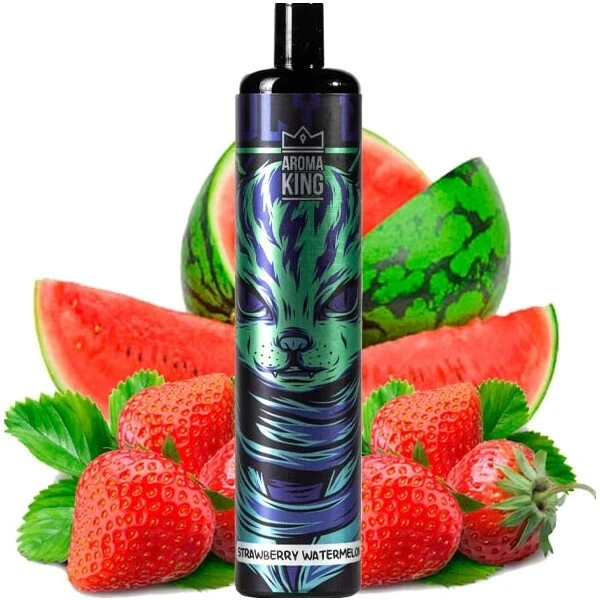 Одноразка Aroma King Dark Knight Strawberry Watermelon (Клубника Арбуз) 0% 5000