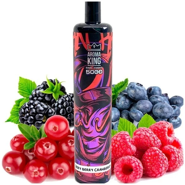 Одноразка Aroma King Dark Knight Very Berry Cranberry (Ягодный Микс) 0% 5000