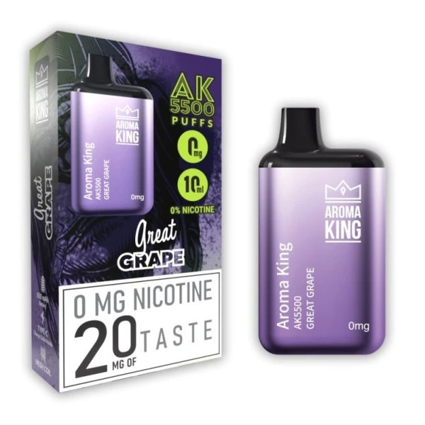 Одноразка Aroma King Great Grape (Виноград) 0% AK5500
