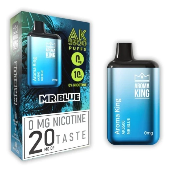 Одноразка Aroma King Mr. Blue (Виноград Ягоды) 0% AK5500