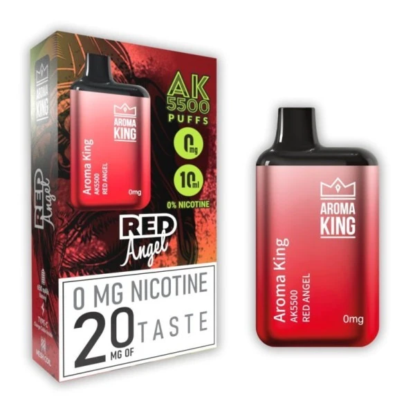 Одноразка Aroma King Red Angel (Червоне Яблуко Полуниця М'ята) 0% AK5500