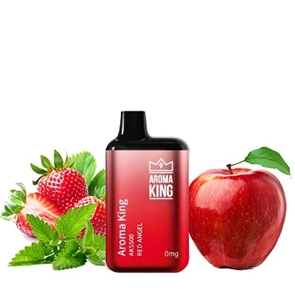 Одноразка Aroma King Red Angel (Червоне Яблуко Полуниця М'ята) 0% AK5500