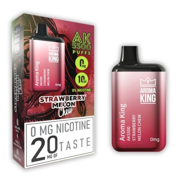 Одноразка Aroma King Strawberry Melon Chew (Клубника Дыня Жвачка) 0% AK5500