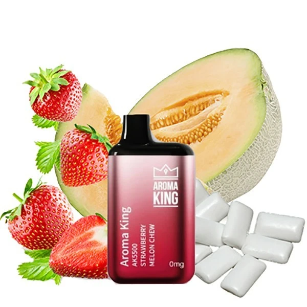 Одноразка Aroma King Strawberry Melon Chew (Клубника Дыня Жвачка) 0% AK5500