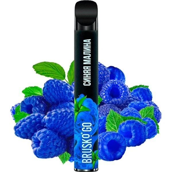 Одноразка Brusko Go Blue Raspberry (Синяя Малина) 800