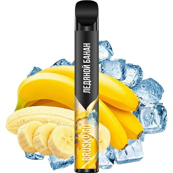 Одноразка Brusko Go Ice Banana (Лед Банан) 800