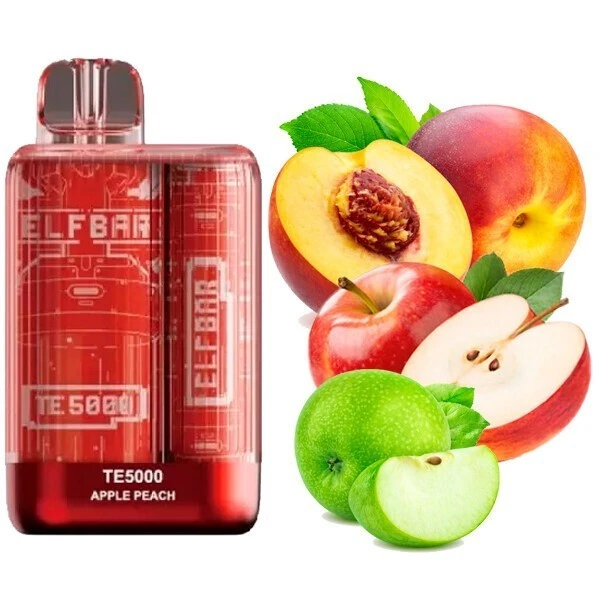 Одноразка Elf Bar Apple Peach (Яблоко Персик) TE5000