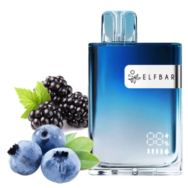 Одноразка Elf Bar Sour Blackberry Blueberry (Кислая Ежевика Черника) CR8000