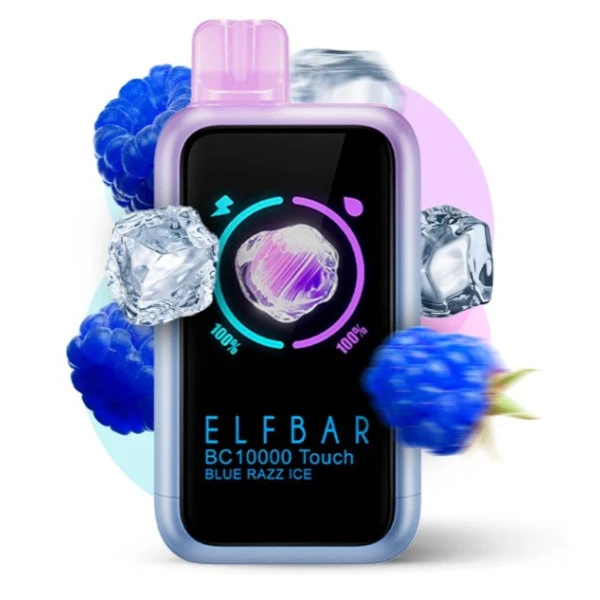 Одноразка Elf Bar Blue Razz Ice (Синя Малина Лід) BC 10000 Touch