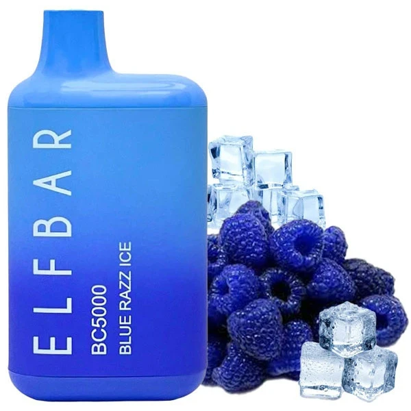 Одноразка Elf Bar Blue Razz Ice (Синяя Малина Лёд) BC5000