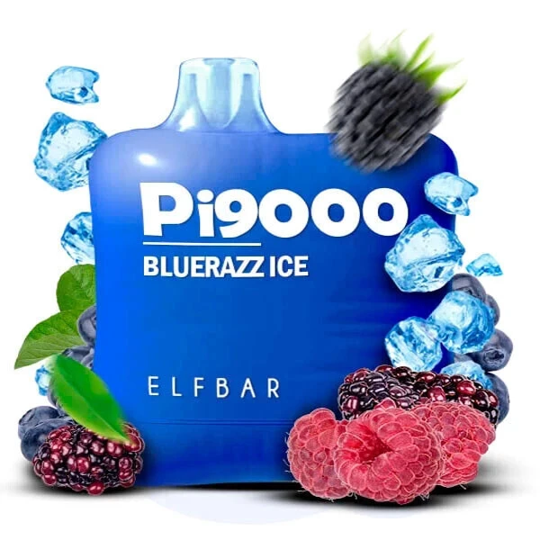 Одноразка Elf Bar Blue Razz Ice (Синя Малина Лід) PI 9000