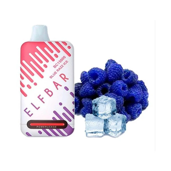Одноразка Elf Bar Blue Razz Ice (Синя Малина Лід) BC 15000