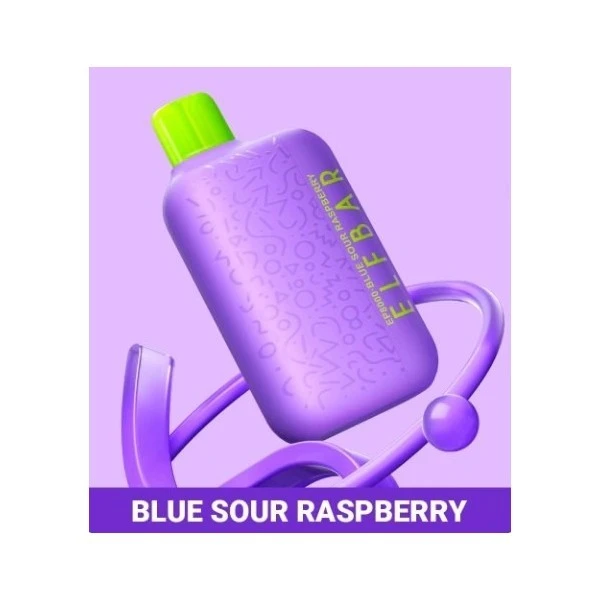Одноразка Elf Bar Blue Sour Raspberry (Кислая Синяя Малина) EP8000