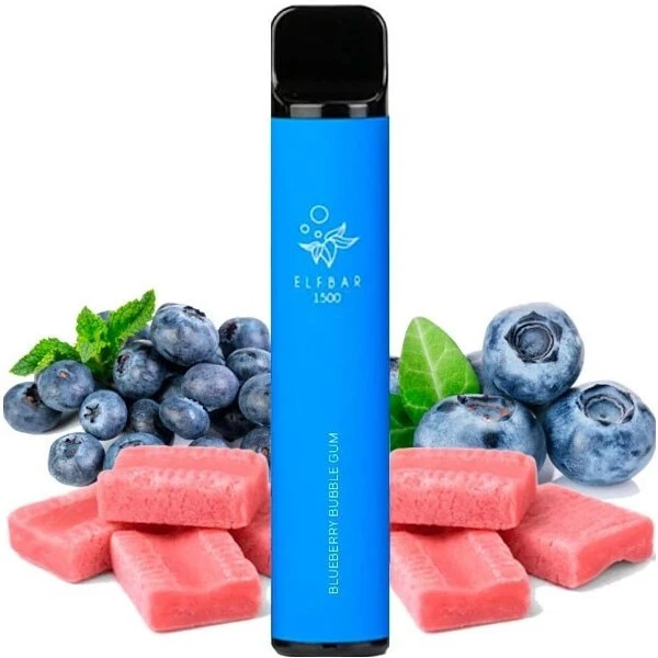 Одноразка Elf Bar Blueberry Bubble Gum (Чорниця Жуйка) 1500