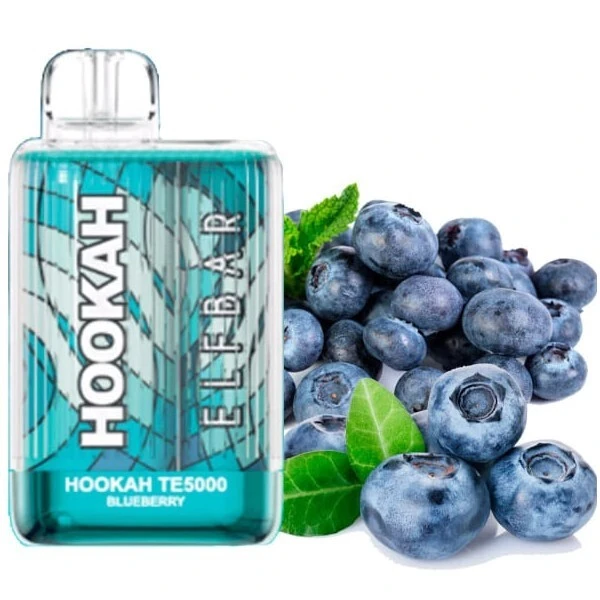 Одноразка Elf Bar Blueberry (Чорниця) TE5000 Hookah