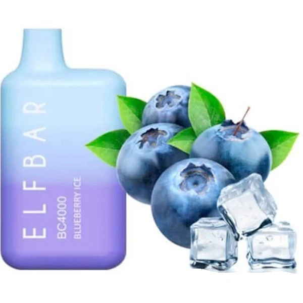 Одноразка Elf Bar Blueberry Ice (Чорниця Лід) BC 4000