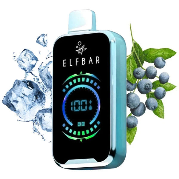Одноразка Elf Bar Blueberry Ice (Черника Лед) FS18000