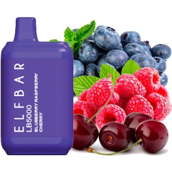 Одноразка Elf Bar Blueberry Raspberry Cherry (Черника Малина Вишня) LB5000