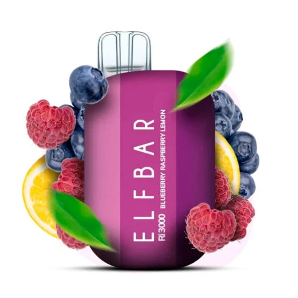 Одноразка Elf Bar Blueberry Raspberry Lemon (Черника Малина Лимон) RI 3000