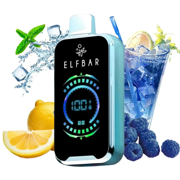 Одноразка Elf Bar Blueberry Razz Lemon (Черника Малина Лимонад) FS18000