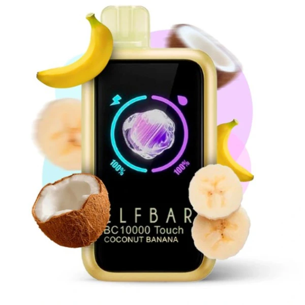 Одноразка Elf Bar Coconut Banana (Кокос Банан) BC 10000 Touch