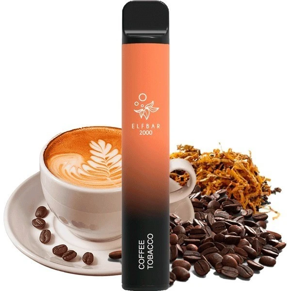 Одноразка Elf Bar Coffee Tobacco (Кава Тютюн) 2000