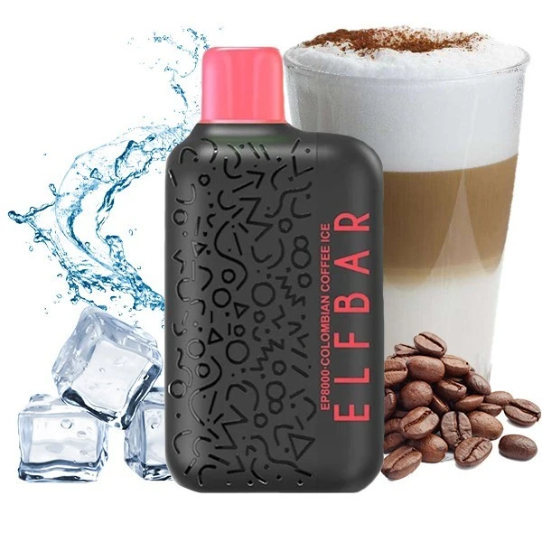 Одноразка Elf Bar Colombian Coffee Ice (Колумбийское Кофе Лед) EP8000