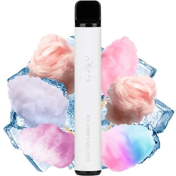Одноразка Elf Bar Cotton Candy Ice (Сахарная Вата Лёд) 800